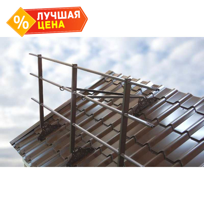 Ограждение кровельное Grand Line 1,2х3 RAL 5021