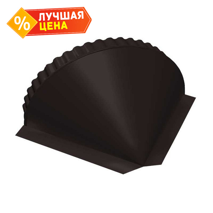 Заглушка конусная Satin Мatt RAL 9005 черный