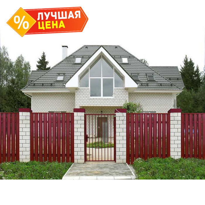 Штакетник Полукруглый Slim Grand Line 0,45 Print Premium Rowan Rowan