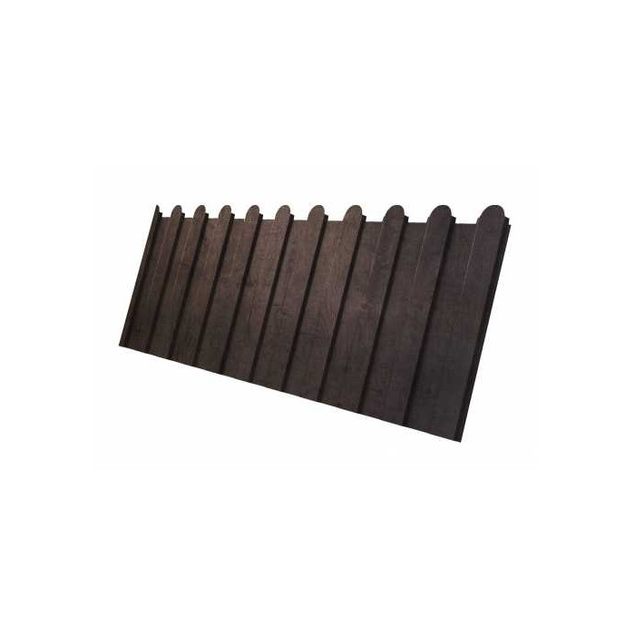 Профлист Grand Line фигурный C10A Print Premium 0.45 мм Antique Wood