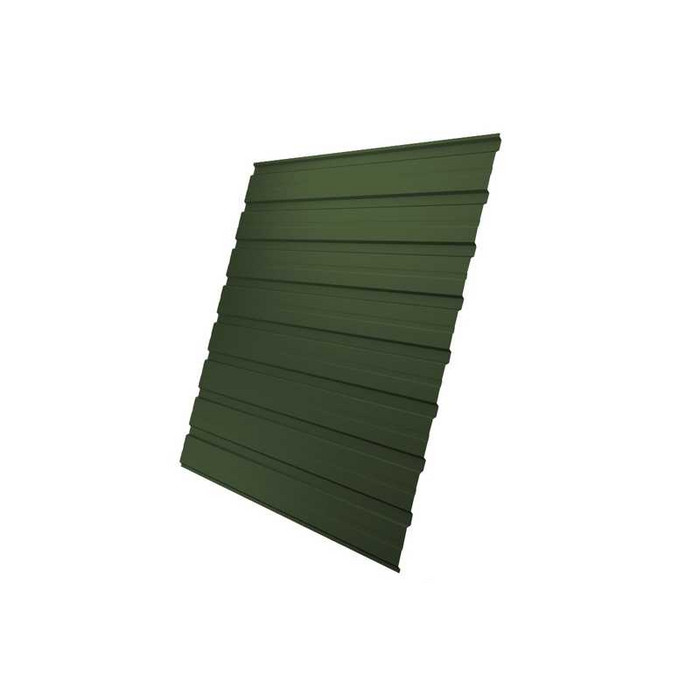 Профлист Grand Line С10В GreenCoat Pural BT 0.5 мм RR 11 Темно-Зеленый - фото №1