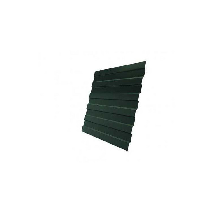 Профлист Grand Line С8А GreenCoat Pural BT, matt 0.5 мм RR 11 Темно-Зеленый - фото №1